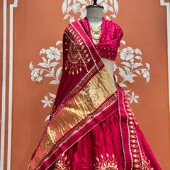 Gajji Silk Lehenga