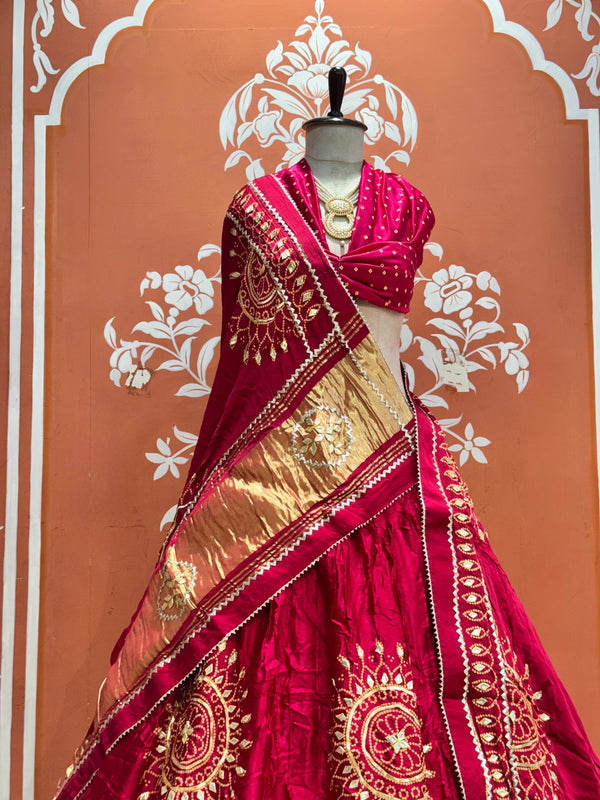 Gajji Silk Lehenga