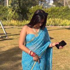 Bandhej Saree