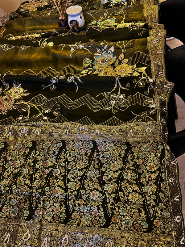 Pure Khaddi Georgette Saree