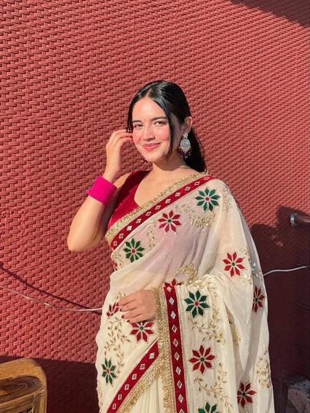 Flower Saree