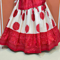 TUSSAR SILK GUJRATI BOOTA LEHENGA