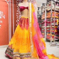 Leheriya Lehenga