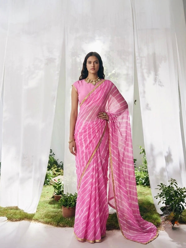 Leheriya Saree