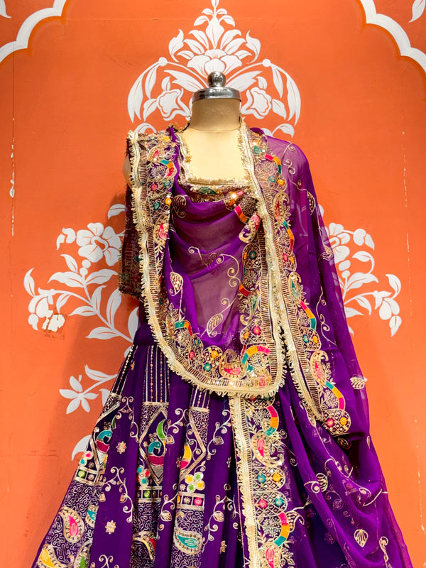Rajwadi Lehenga