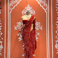 Bandhej Saree