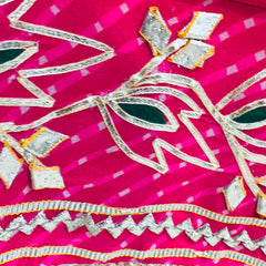 60GM GEORGETTE GOTA PATTI MOTHRA LEHENGA