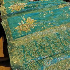 Pure Khaddi Georgette Saree
