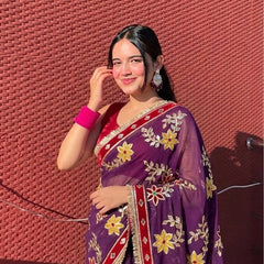 Flower Saree