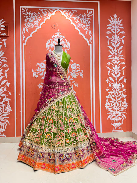 Rajwadi Lehenga