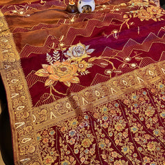 Pure Khaddi Georgette Saree