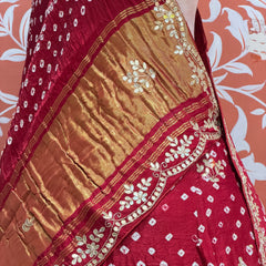 Modal Gajji Bandhej Lehenga