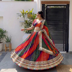 Bandhej Lehenga