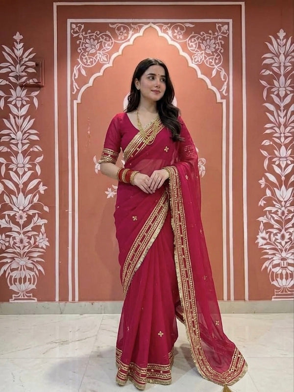 Kacha Gota Saree