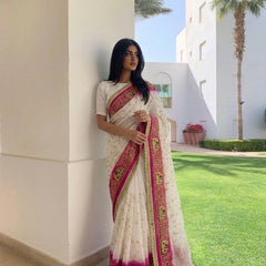 Georgette Zari Saree