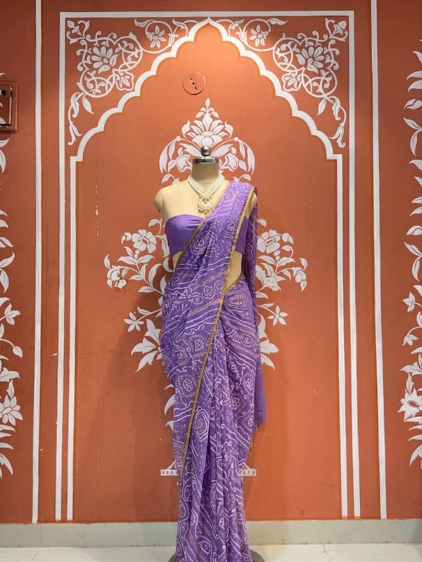 Bandhej Saree