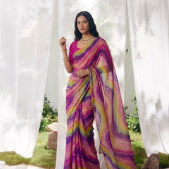 Leheriya Saree
