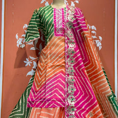 KOTA DORIYA SKIRT WITH KURTI AND DUPATTA