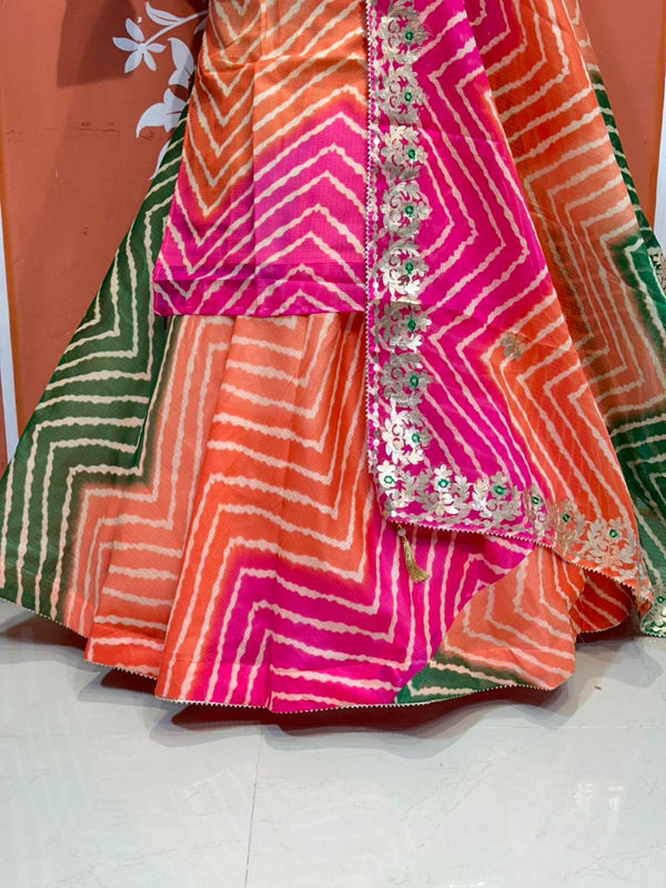 KOTA DORIYA SKIRT WITH KURTI AND DUPATTA