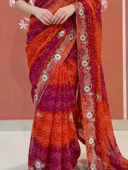 Royal Georgette Saree