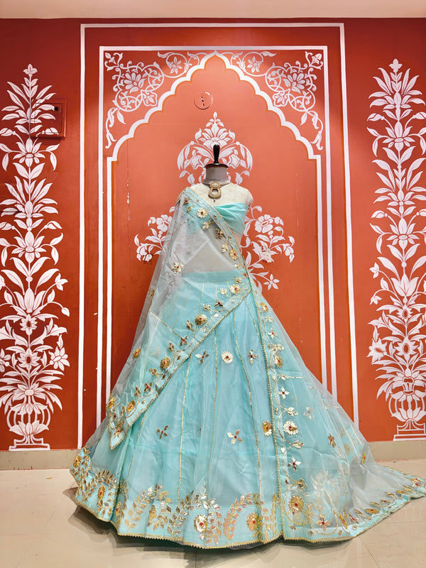 Pure Organza Lehenga Set
