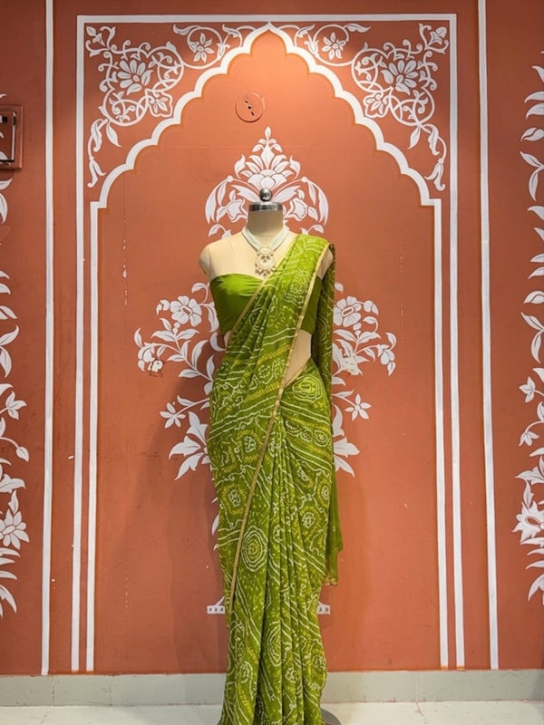 Bandhej Saree