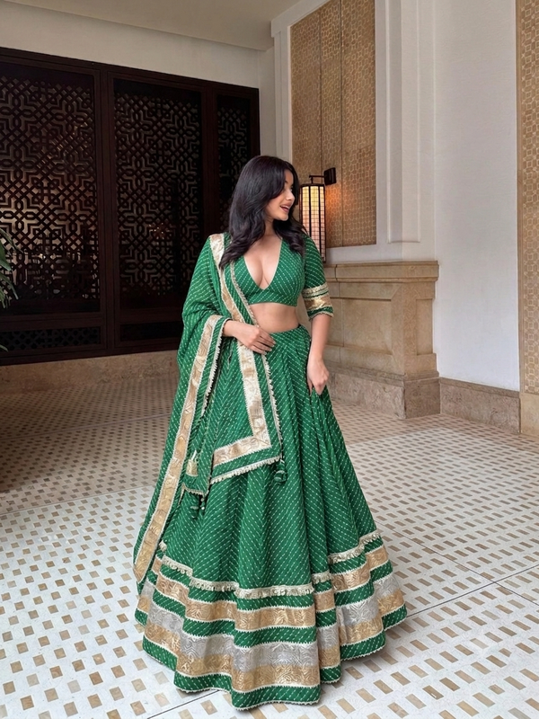 Leheriya Lehenga