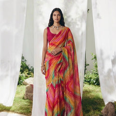 Leheriya Saree