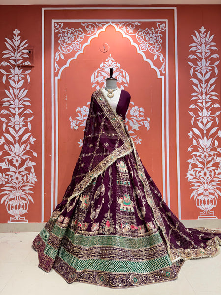 Rajwadi Lehenga