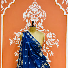 CHINON GOTA WORK LEHERIYA LEHENGA