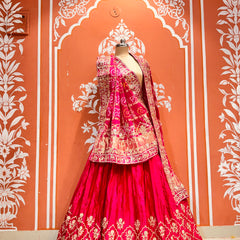Pure Gajji Silk Lehenga