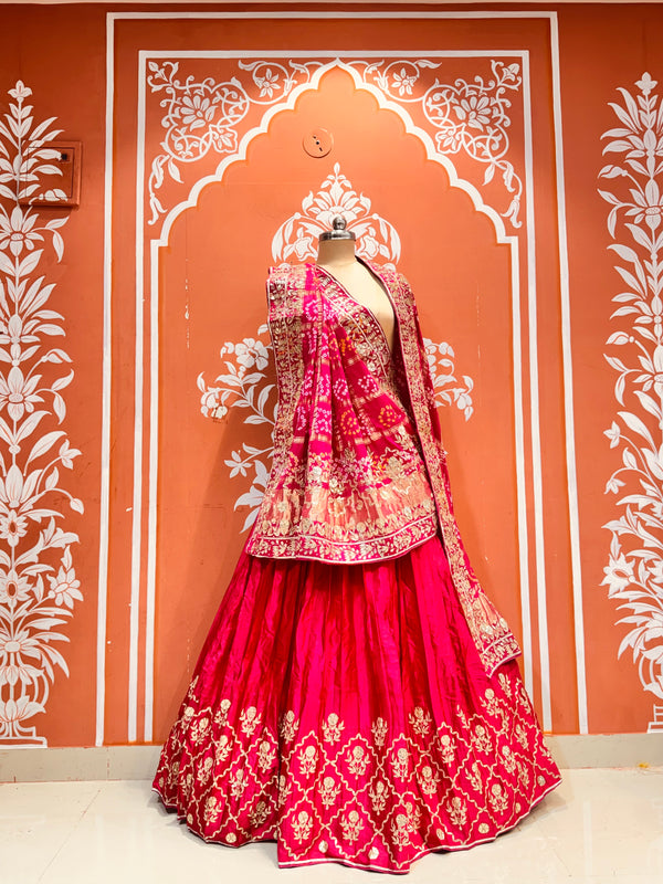 Pure Gajji Silk Lehenga