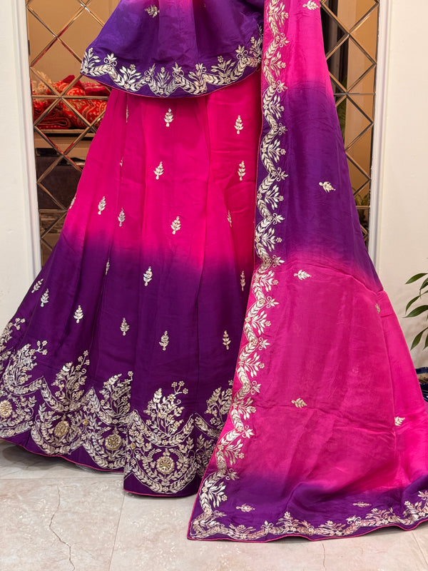 Pure Gota Patti Lehenga