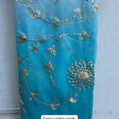 Semi Chiffon Gota Jal Saree