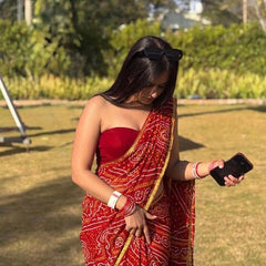 Bandhej Saree