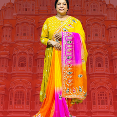 PURE UPADA SILK KACCHI PATTI SAREE