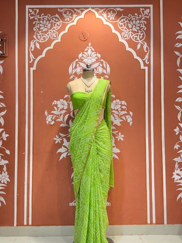 Bandhej Saree