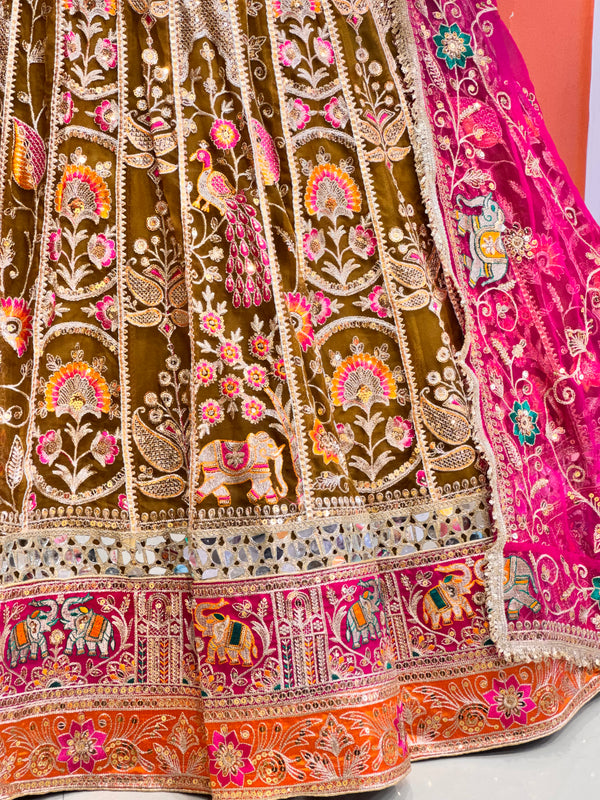 Rajwadi Lehenga