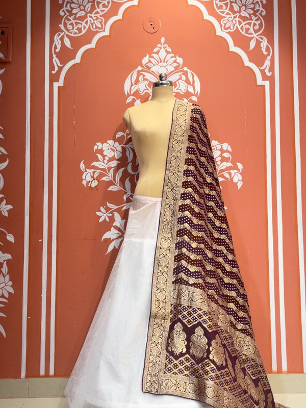 Pure Khaddi Georgette Dupatta