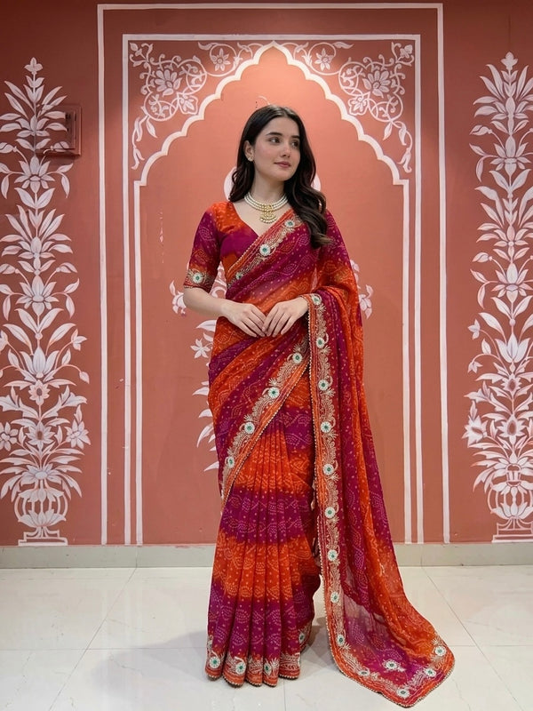 Royal Georgette Saree
