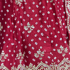 Modal Gajji Bandhej Lehenga