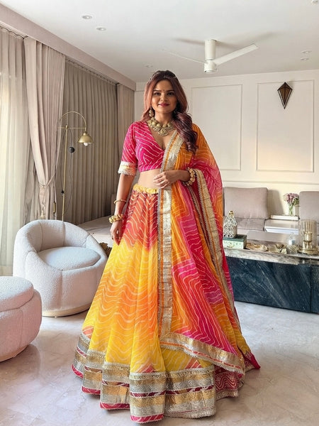 Leheriya Lehenga