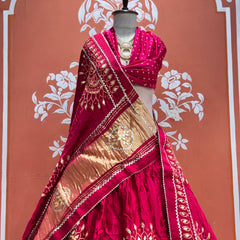 Gajji Silk Lehenga