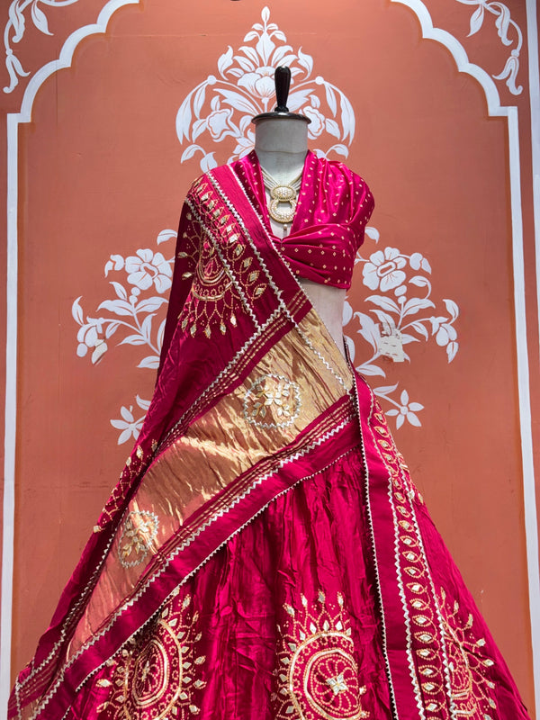 Gajji Silk Lehenga