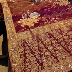 Pure Khaddi Georgette Saree