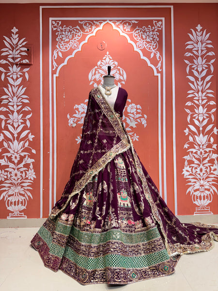 Rajwadi Lehenga