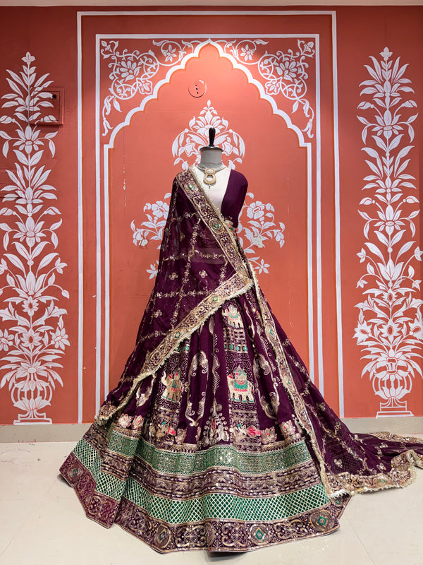 Rajwadi Lehenga