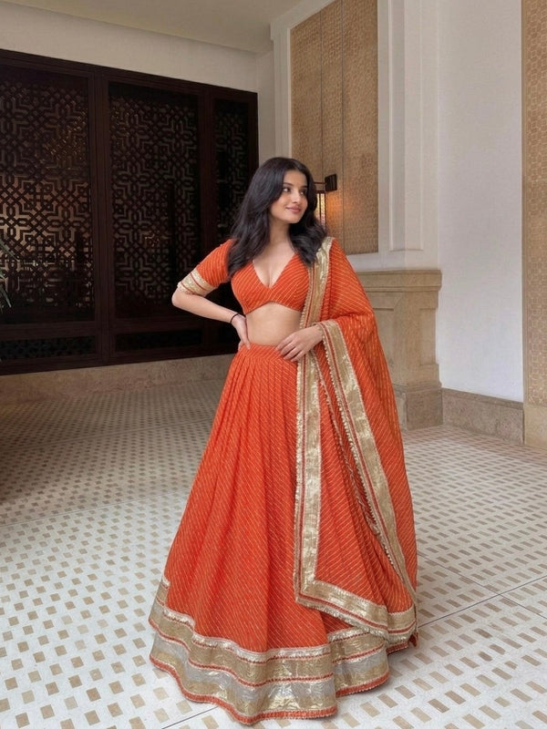 Leheriya Lehenga