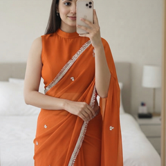Georgette Boota Saree