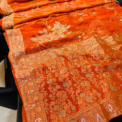 Pure Khaddi Georgette Saree